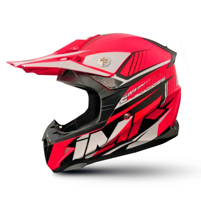 CASCO NIÑO IMR MX VERDE FLUOR GAMA EVOLUTION - Imagen 1