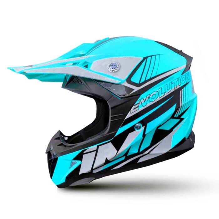 CASCO NIÑO IMR MX VERDE FLUOR GAMA EVOLUTION - Imagen 4