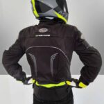 CHAQUETA CORDURA XFOUR ADULTO COLOR NEGRO Y AMARILLO FLUOR - Imagen 2