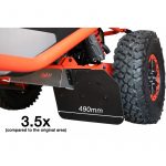 KIT DE GUARDABARROS TRASEROS INFERIORES SEGWAY SX20 SUPER VILLAIN