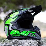 CASCO NIÑO IMR MX WOLF VERDE - Imagen 2