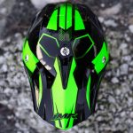 CASCO NIÑO IMR MX WOLF VERDE - Imagen 3